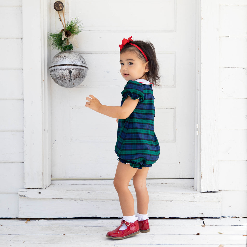 Joy Bubble-Hunter and Navy Tartan