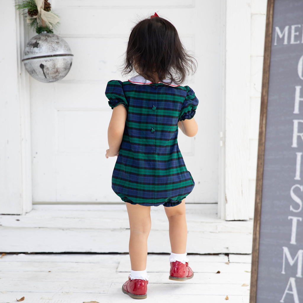 Joy Bubble-Hunter and Navy Tartan