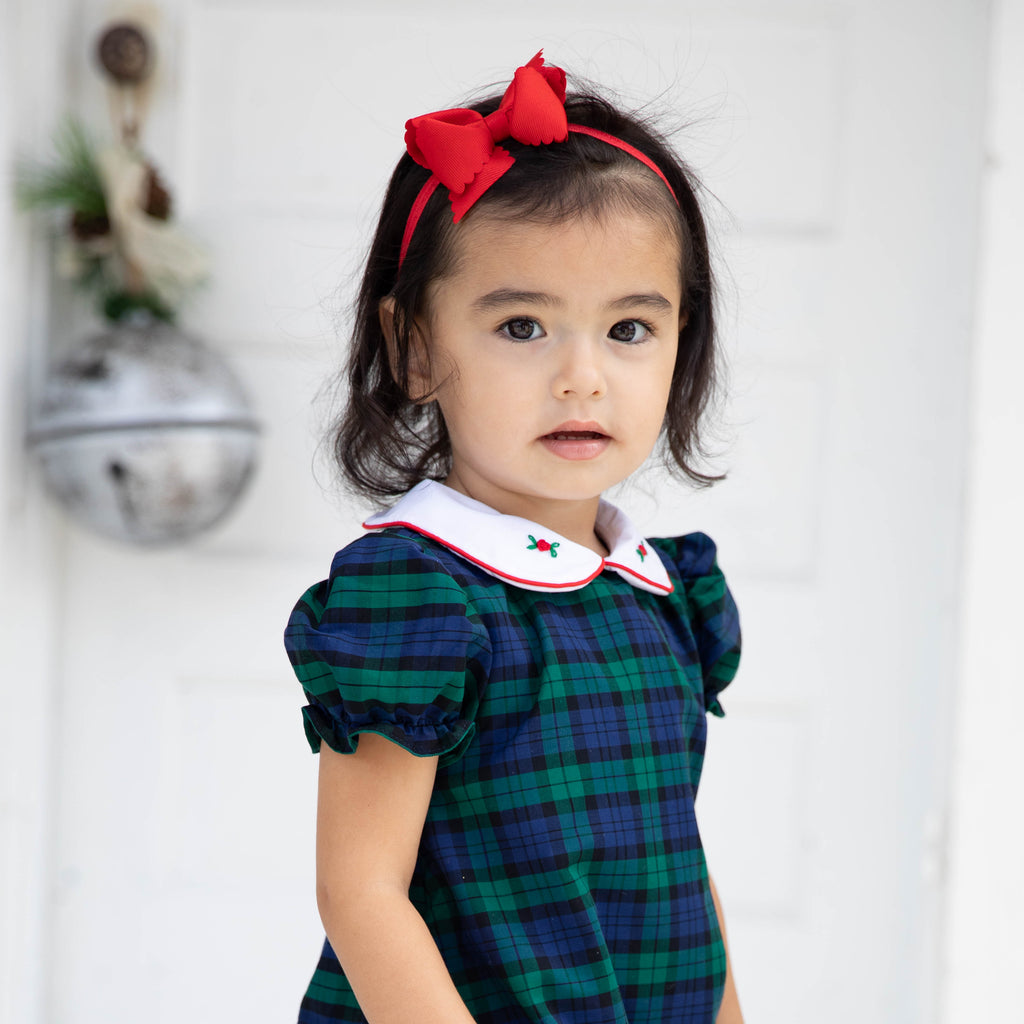 Joy Bubble-Hunter and Navy Tartan
