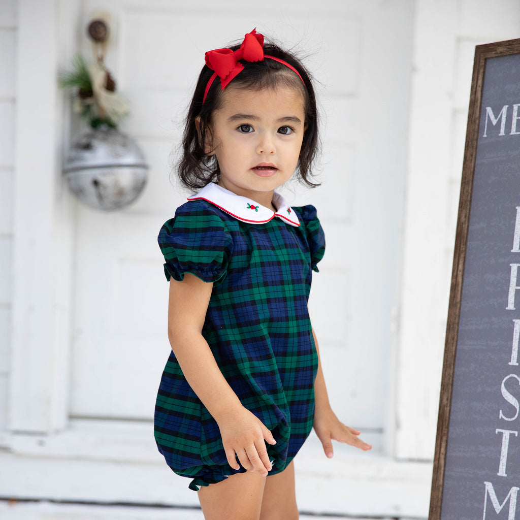 Joy Bubble-Hunter and Navy Tartan
