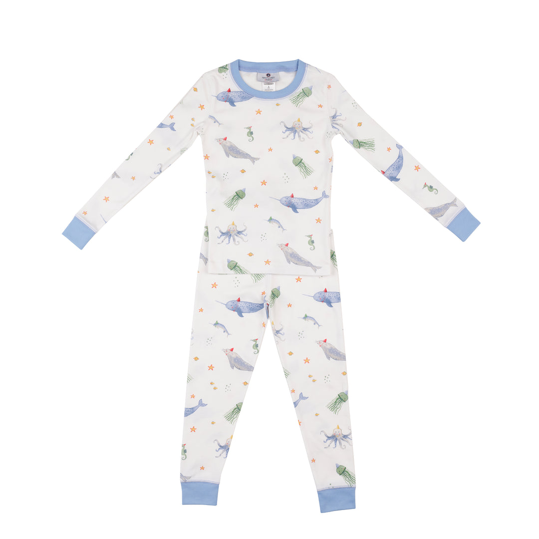 Sea You At The Party Pima Jammies 2-Piece Set