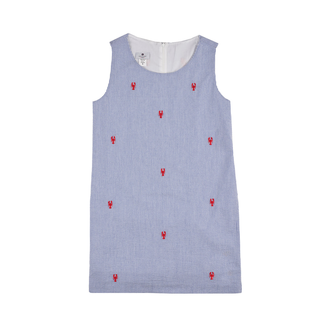 Women's New England Lobster Seersucker Dress
