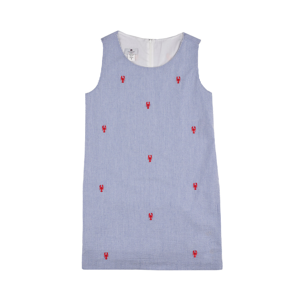 Women's New England Lobster Seersucker Dress
