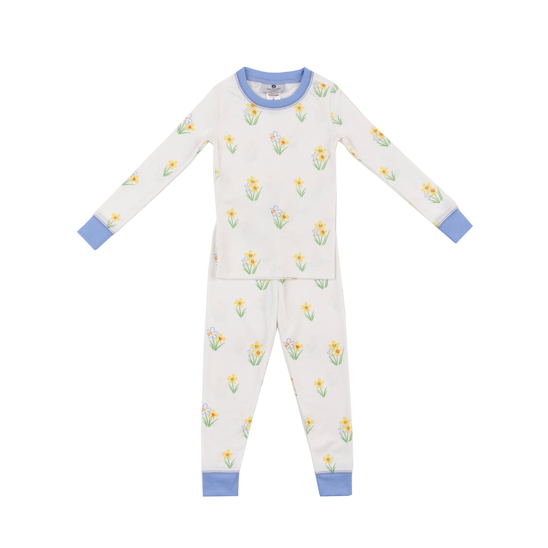 Happy Daffy Pima Jammies 2-Piece Set