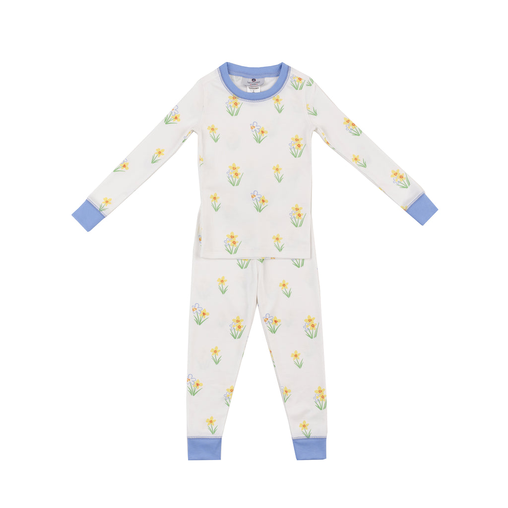 Happy Daffy Pima Jammies 2-Piece Set