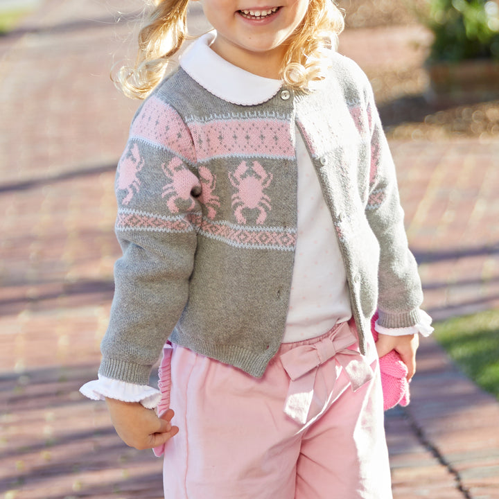 Pima Polka Dot Shirt-Pink Dot