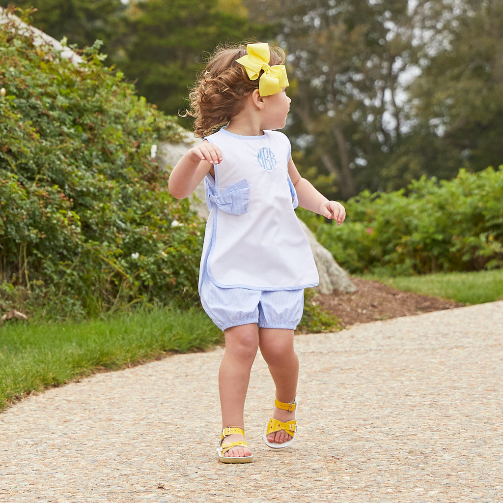 Isla Apron Set-Ocean Stripe