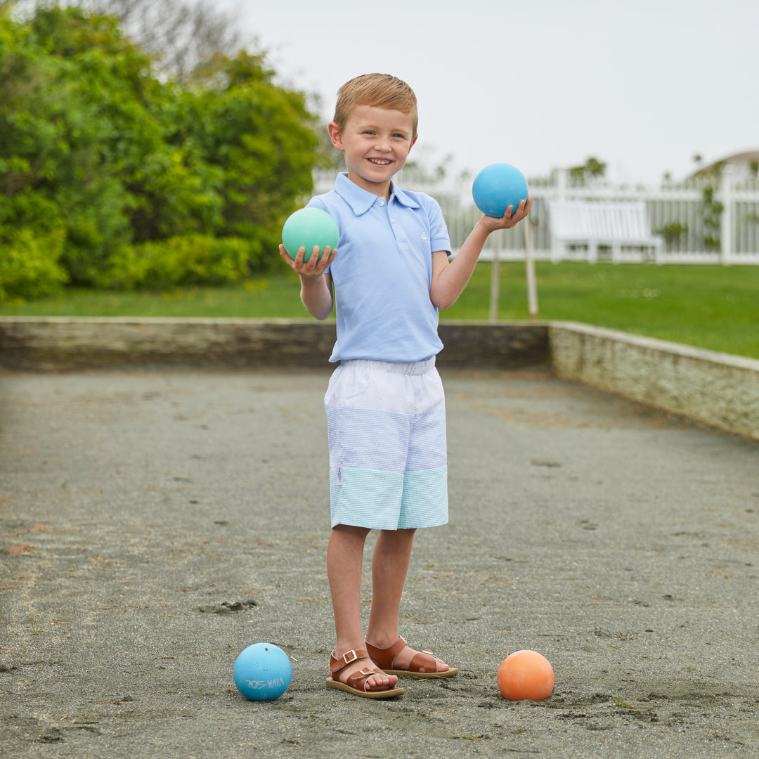 Set Sail Pique Polo-Chatham Bars Blue