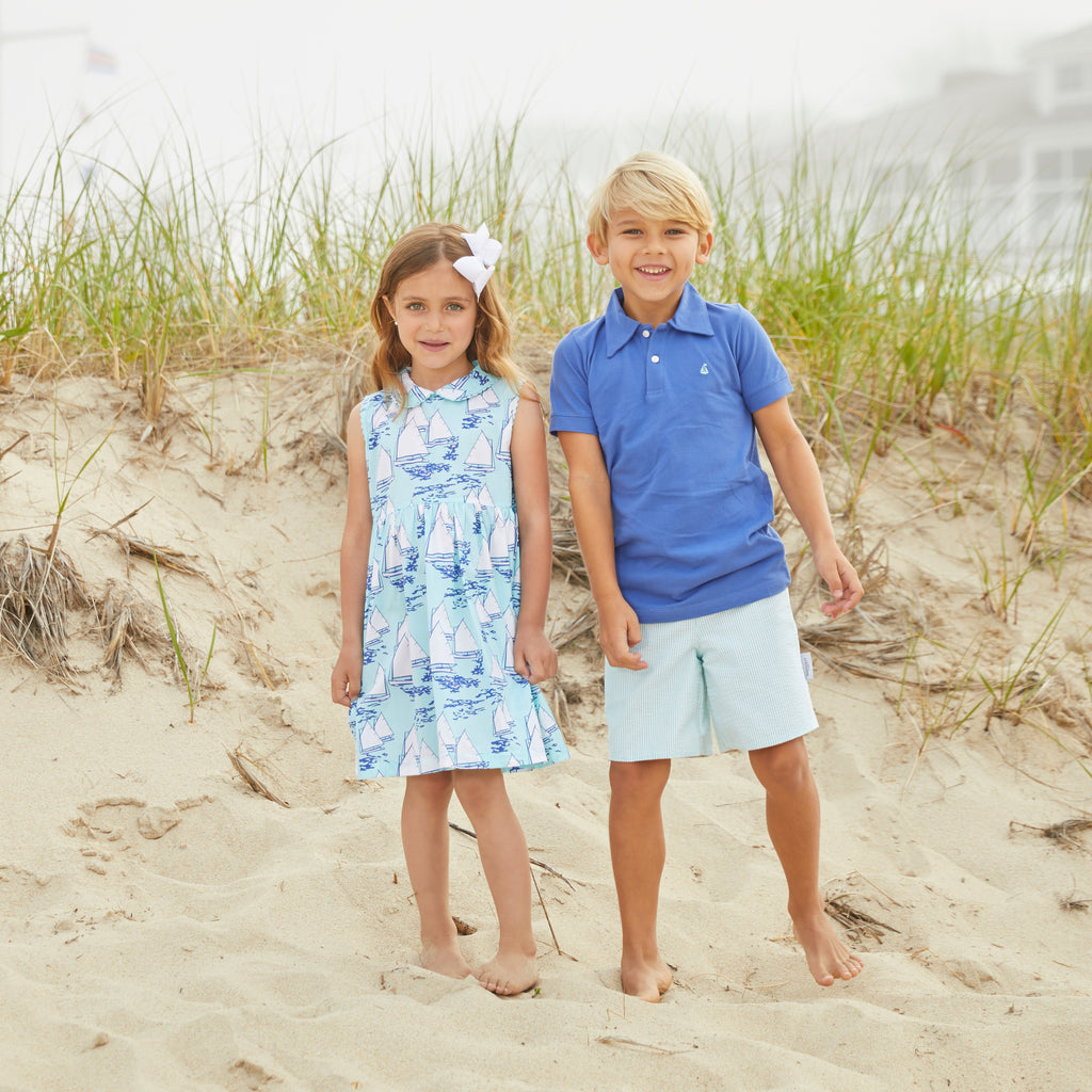 Set Sail Pique Polo-Cobalt