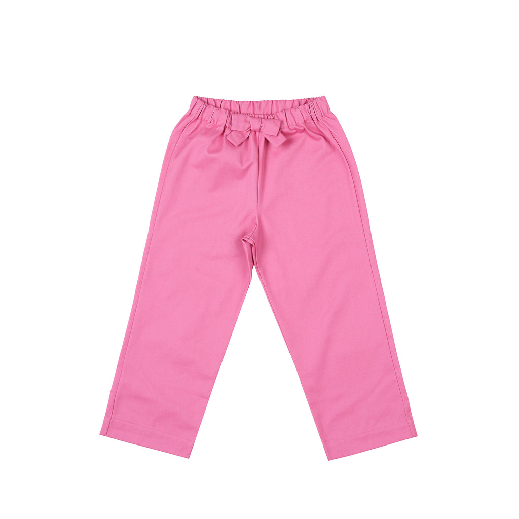 Girl's Prep Pants-Watermelon Twill