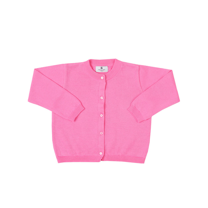 Pima Cotton Cardigan-Watermelon