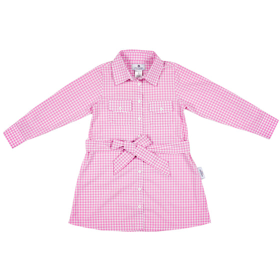 Perfect Shirt Dress-Properly Pink