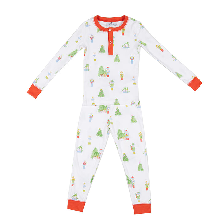 Nantucket Nutcracker Pima Jammies 2-Piece Set