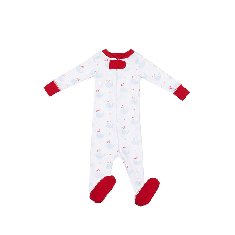 I Whaley Love You 1-Piece Pima Footie