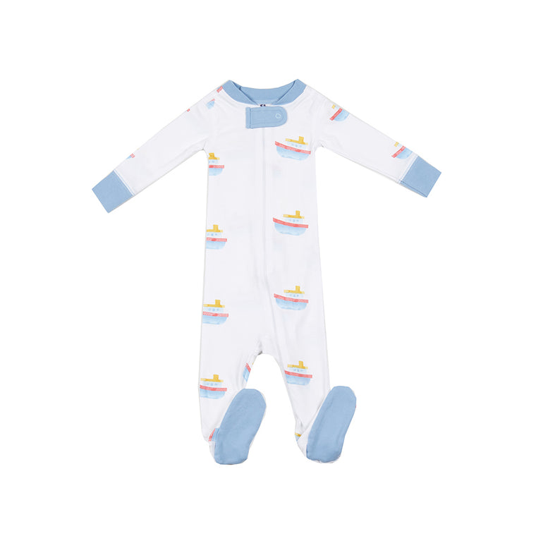 Tugboat Pima 1-Piece Footie