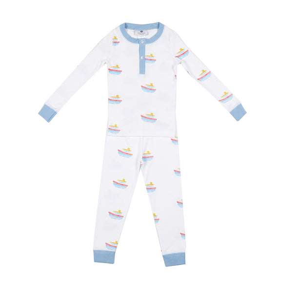 Tugboat Pima Jammies 2-Piece Set