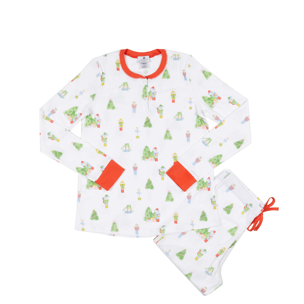 Women's Nantucket Nutcracker Pajama Set