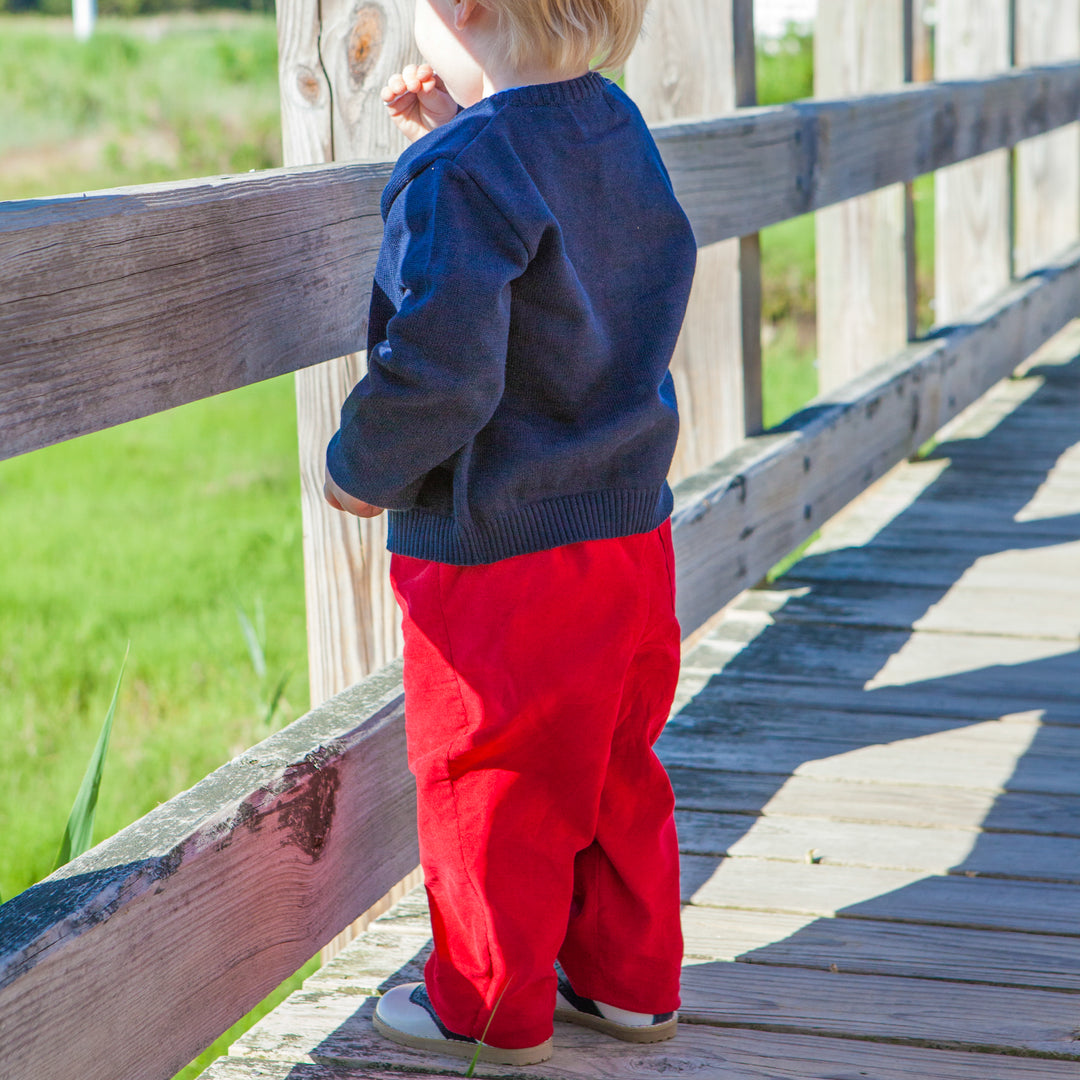 Prep Pants-Royal Red