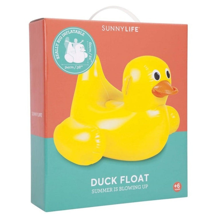 SUNNYLIFE Inflatable Ducky Float