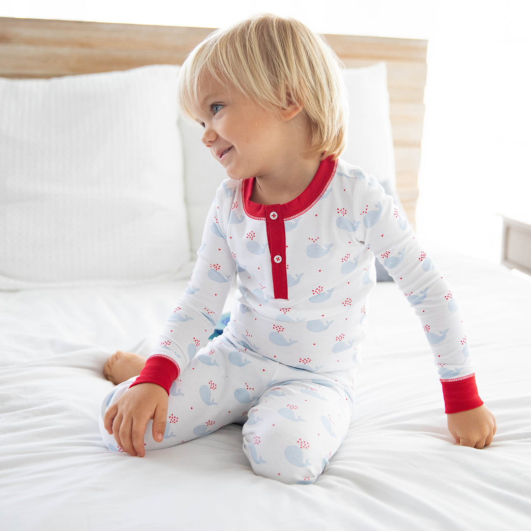 I Whaley Love You Pima Jammies 2-Piece Set
