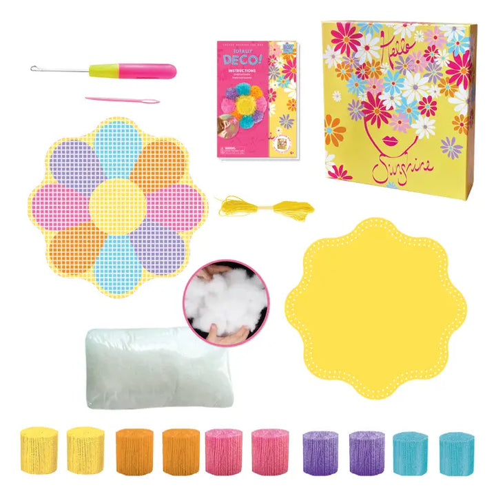 Totally Deco! Daisy Latch Hook Pillow Set
