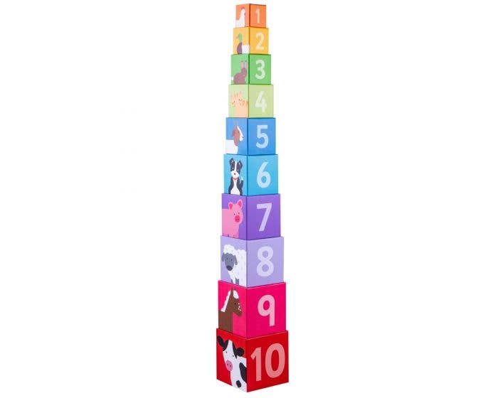 Farmyard Stacking Cubes