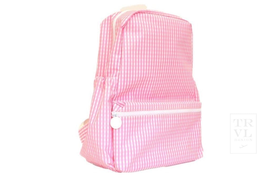 TRVL DESIGN BACKPACKER - GINGHAM PINK