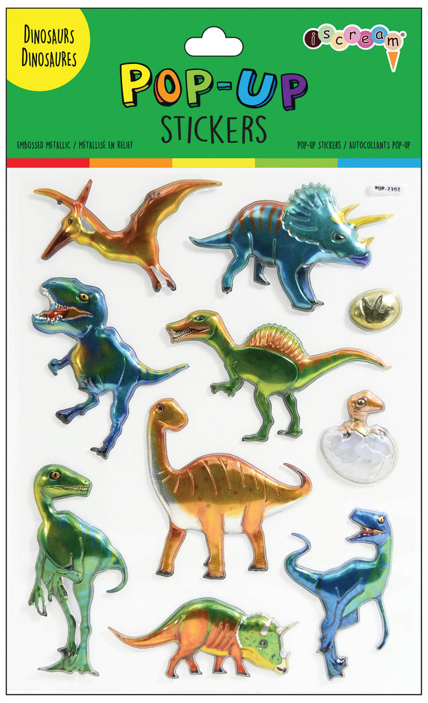 Dinosuar Pop Up Stickers