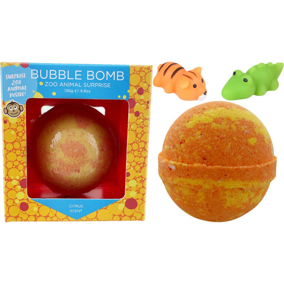 Zoo Animal Surprise Bubble Bath Bomb with Kids Toy