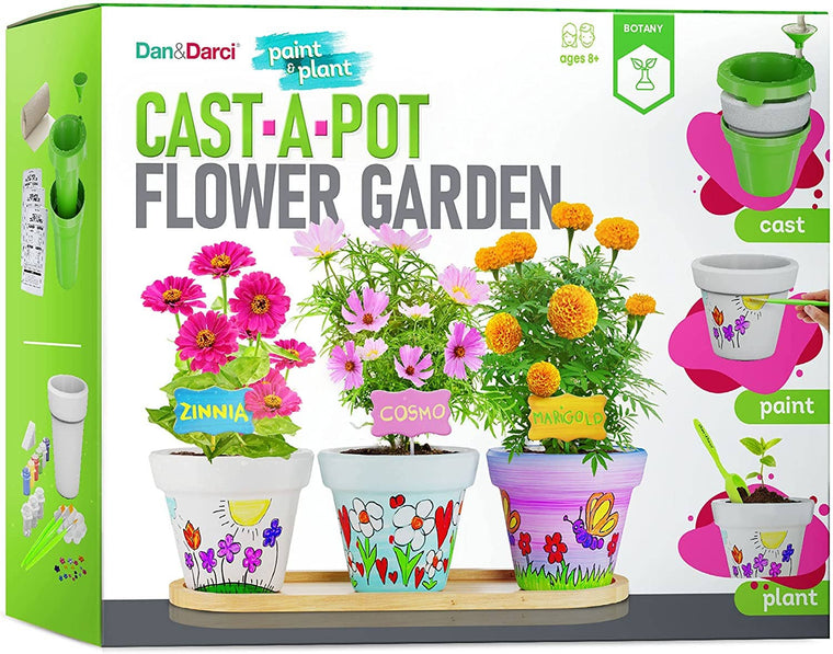 Cast, Paint & Plant Kit for Kids &