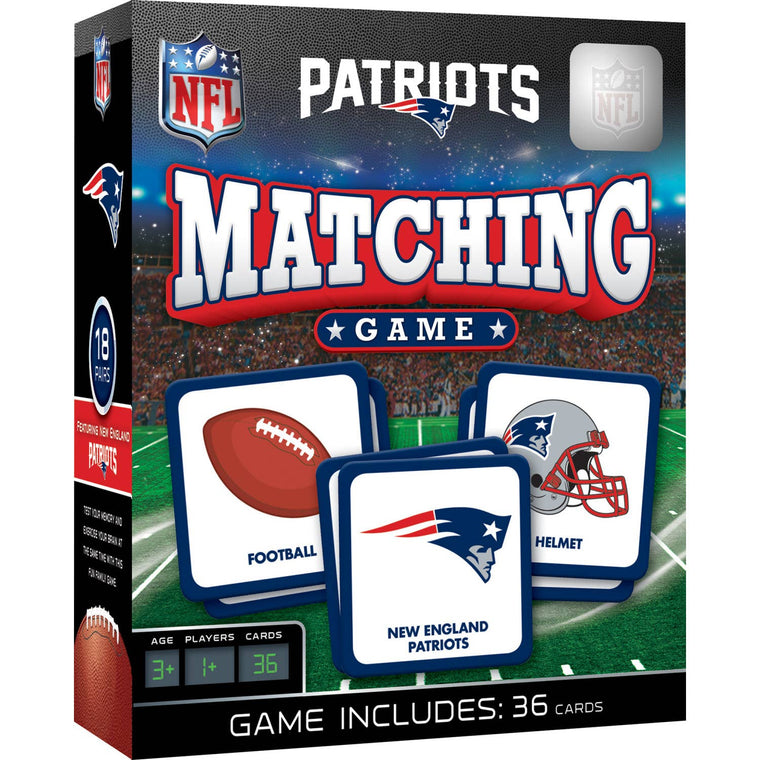New England Patriots NFL Matching Game