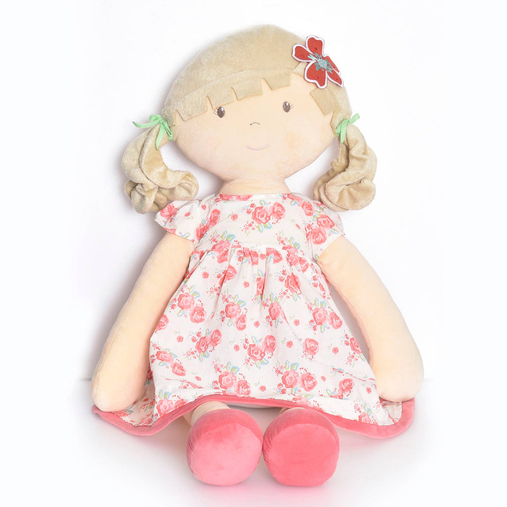 Scarlet X-Large Doll Beige Hair in Pink Floral Dress