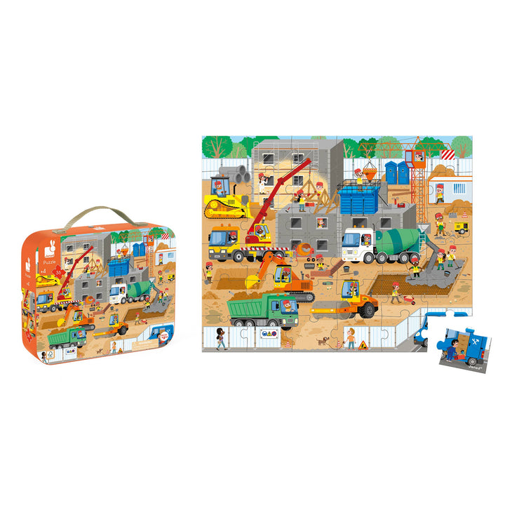 Puzzle - Construction Site - 36 Pcs