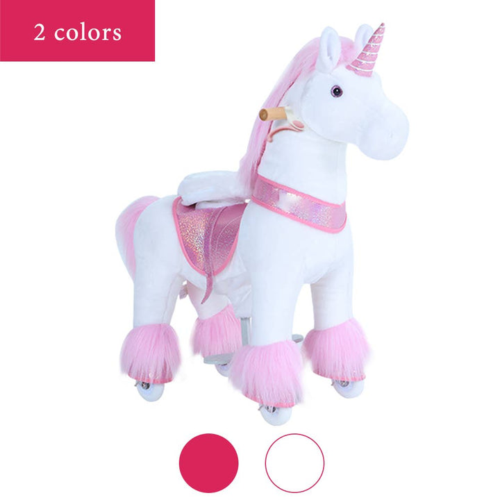 PonyCycle Ride-On Pink Unicorn Model U for age 3-5