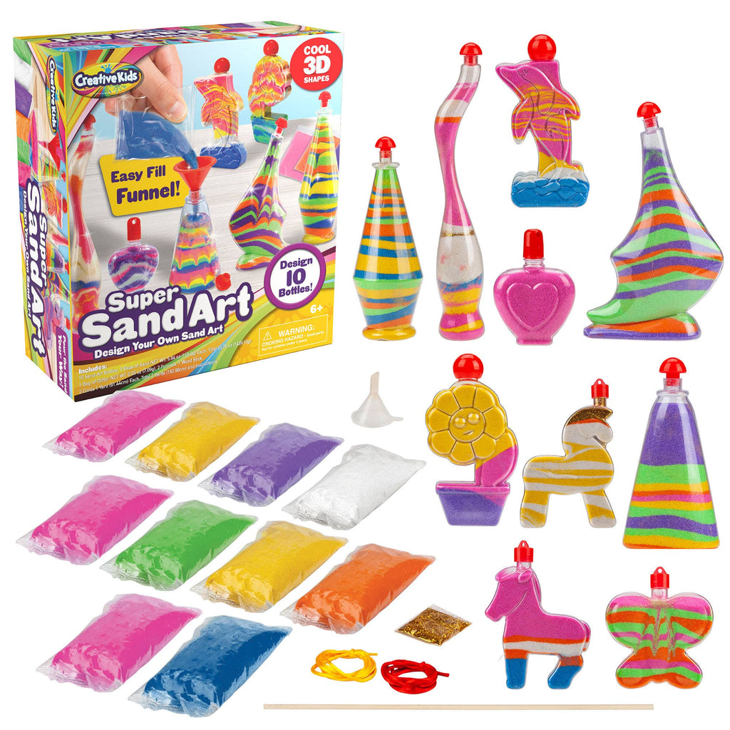 Creative Kids Super Sand Art & Crafts Activity Kit for Kids