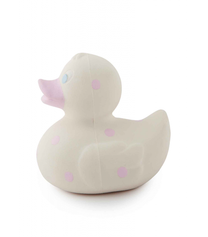 Oli & Carol-Elvis the Duck (Pink Dots)