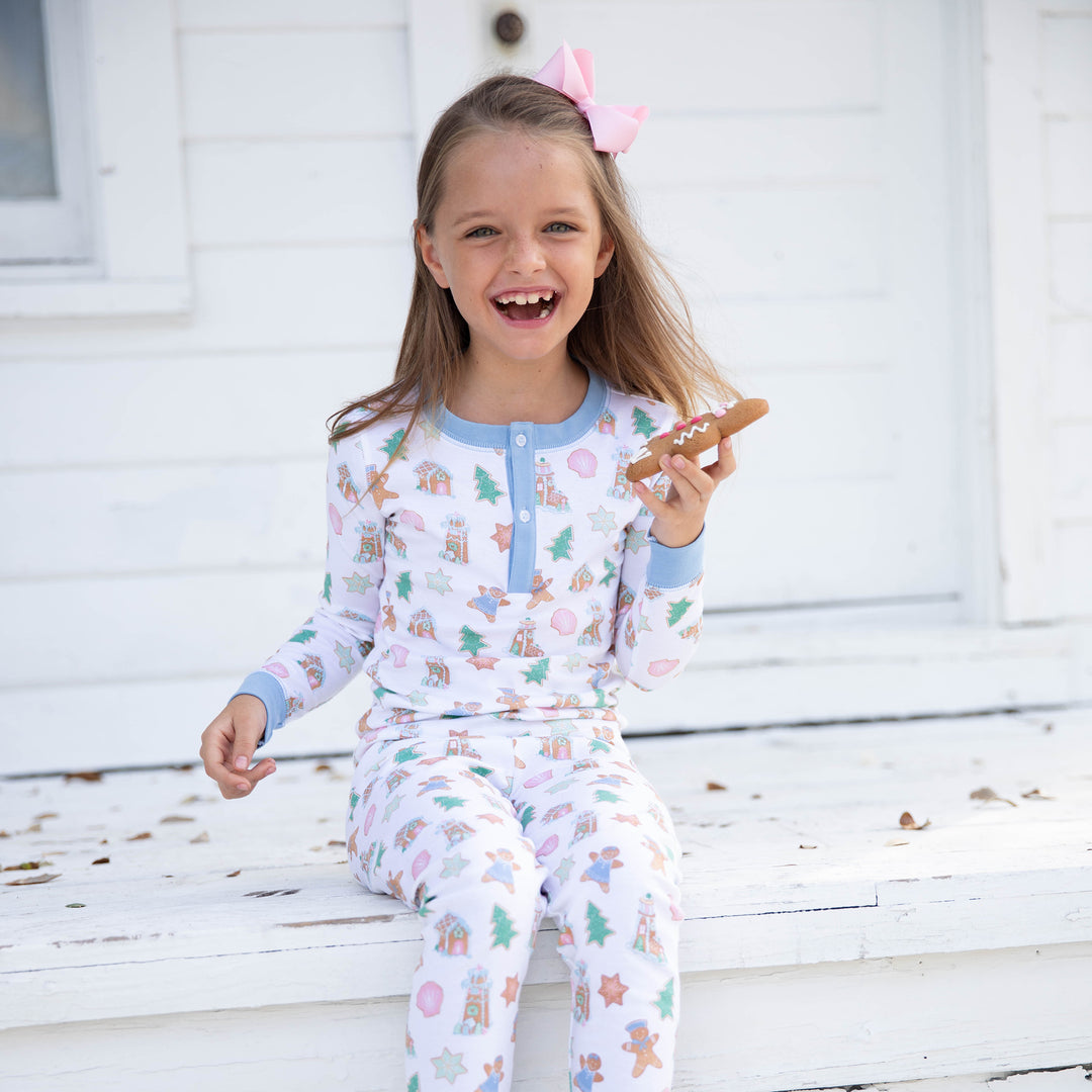 Gingerbread Pima Jammies 2-Piece Set