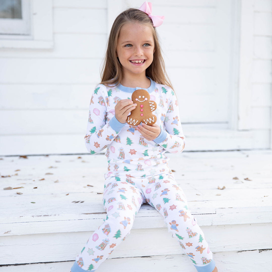 Gingerbread Pima Jammies 2-Piece Set