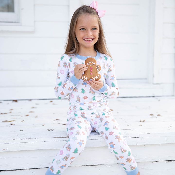 Gingerbread Pima Jammies 2-Piece Set