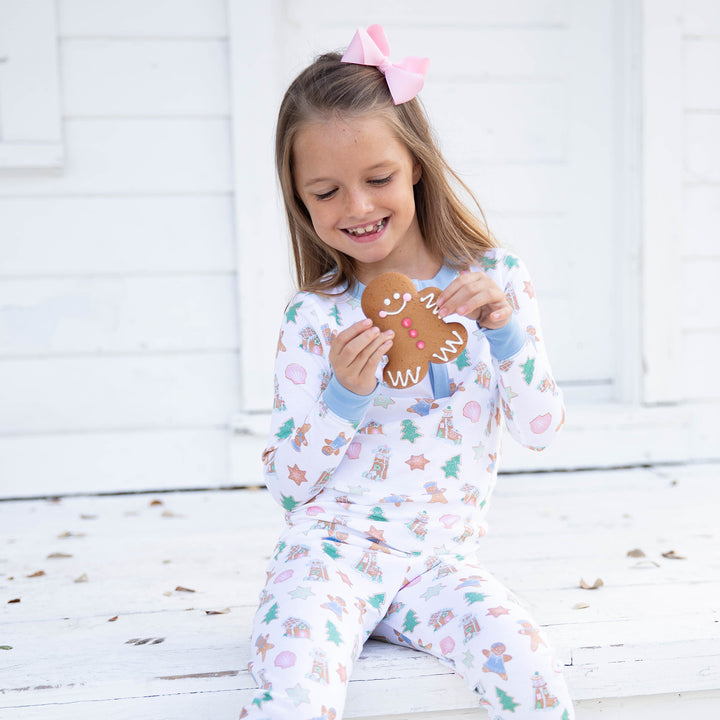 Gingerbread Pima Jammies 2-Piece Set