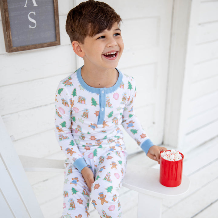 Gingerbread Pima Jammies 2-Piece Set