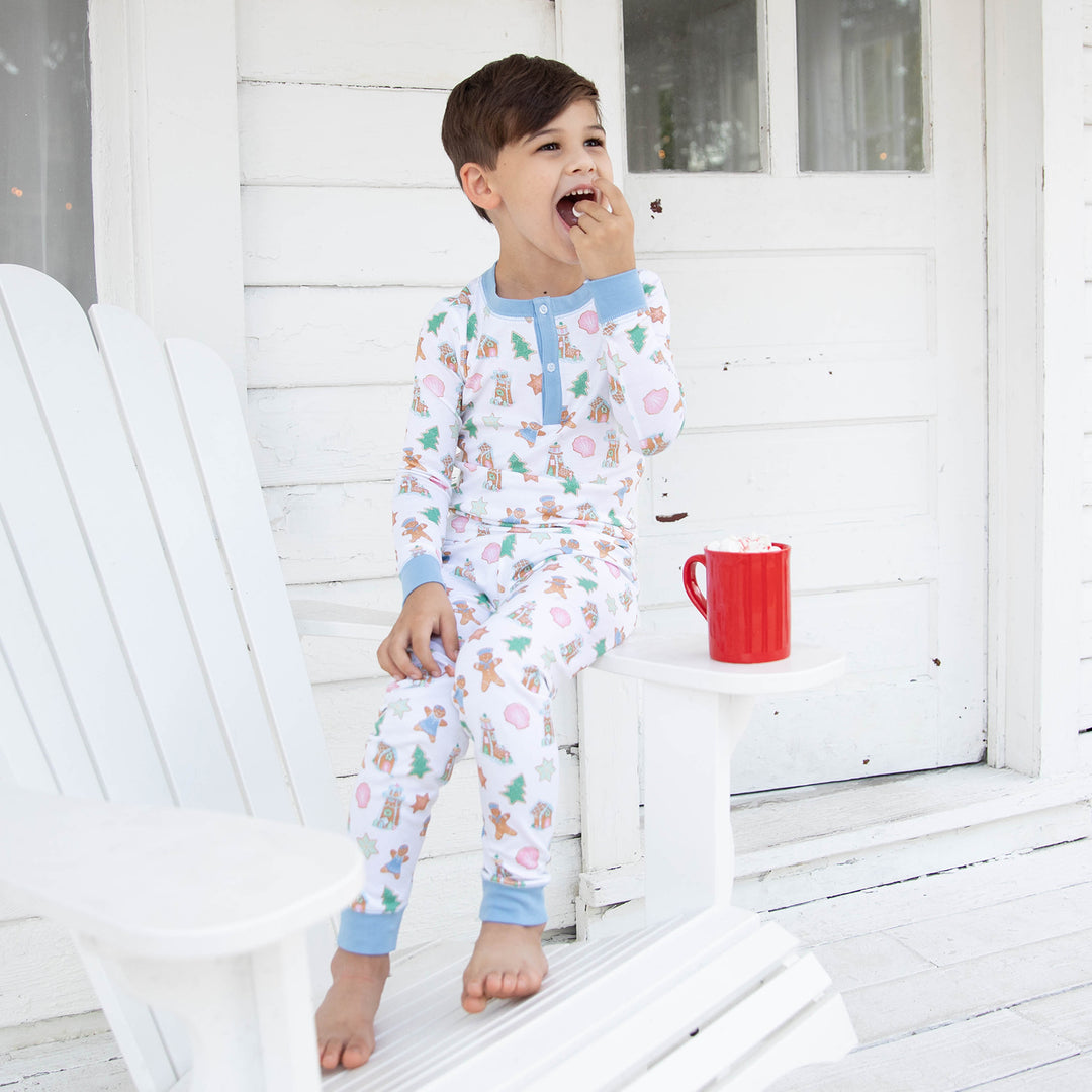 Gingerbread Pima Jammies 2-Piece Set
