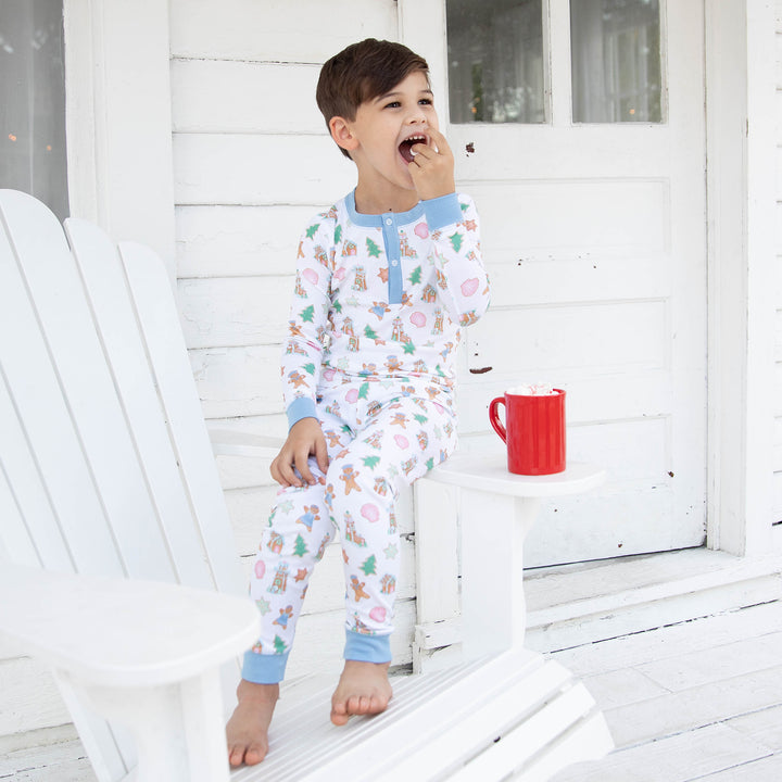 Gingerbread Pima Jammies 2-Piece Set