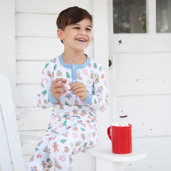 Gingerbread Pima Jammies 2-Piece Set