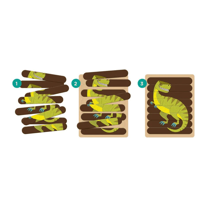 Mighty Dinosaurs Puzzle Sticks
