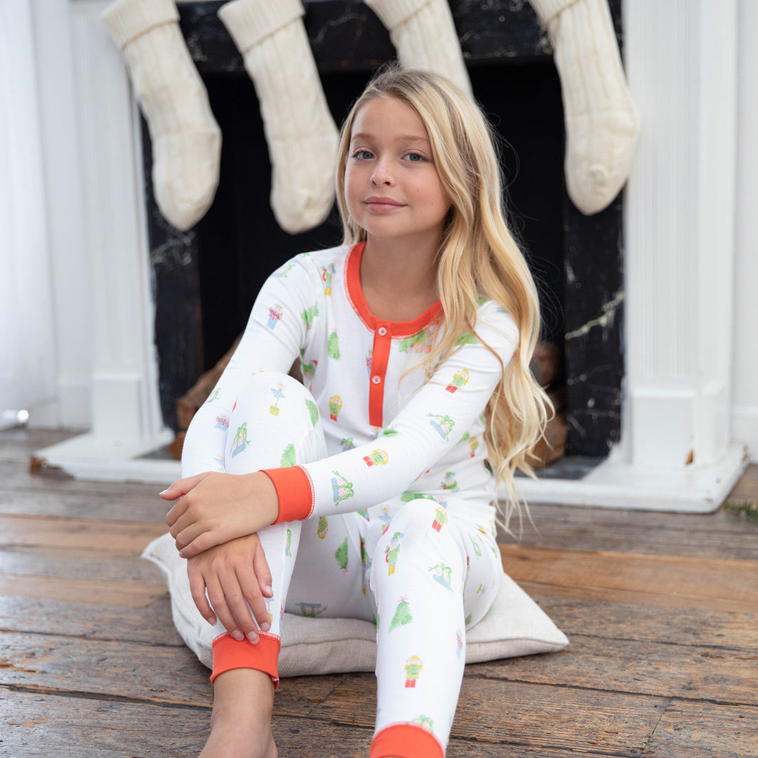 Nantucket Nutcracker Pima Jammies 2-Piece Set