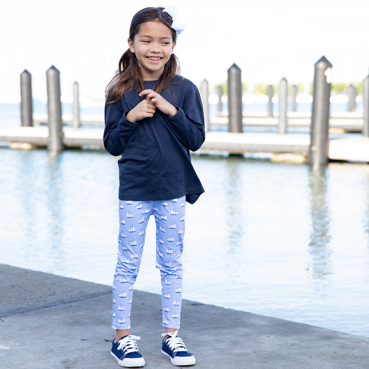 Pima Play Tee-Nautical Navy