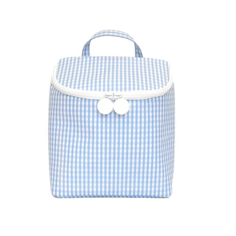 TRVL DESIGN-TAKE AWAY Insulated Bag - GINGHAM SKY