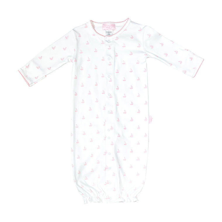 Tradewinds Convertible Gown-Pink Boats