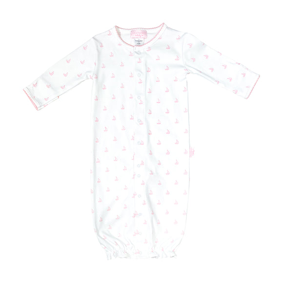 Tradewinds Convertible Gown-Pink Boats